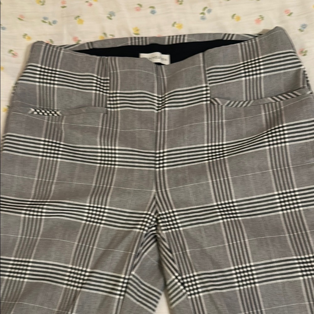Gray Plaid Men's Pants